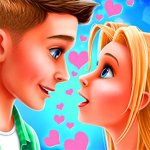 Beach Kiss - free online game screenshot at Liadnao