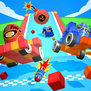 Bumper Car Demolition Race - free online game screenshot at Liadnao