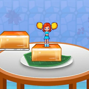 Jumping Girl - free online game screenshot at Liadnao